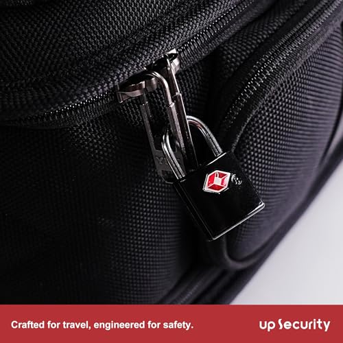 TSA Locks for Luggage with Keys, Individually Keyed, 4-Color - color: Multicolor