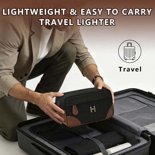 Personalized Toiletry Bag for Men, Birthday Gifts for Men Him - style: H