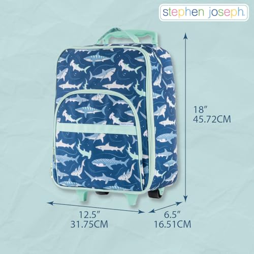 Stephen Joseph Kids' Rolling Carry-On Luggage, Transportation - color: Transportation