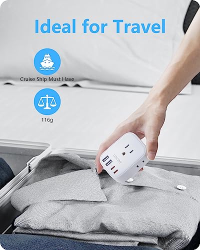 LENCENT 3 Pack Germany France Travel Power Adapter, Schuko Type E/F - style: Type E/F-3Pack-Germany