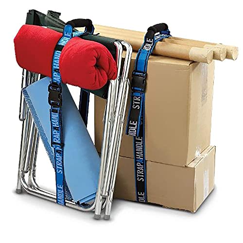 8’ Carry Strap with Handle | Adjustable Belt | Easy, Safe, Secure, Lifting, Moving, Carrying Heavy Boxes, Groceries | Best Luggage Strap (Strap-A-Handle 8ft. Length, 50lb. Capacity) - color: 8' Length, 40lb. capacity