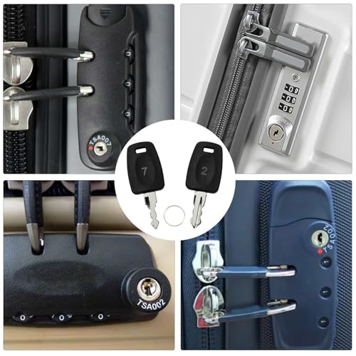 Luggage Keys 002 007 Replacement for Bag Suitcase Luggage Lock