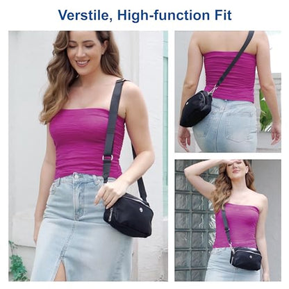Pander Crossbody Sling Bag – Everyday Purse with Adjustable Strap, Perfect for Travel, Errands, and Daily Use - color: Windmill Blue