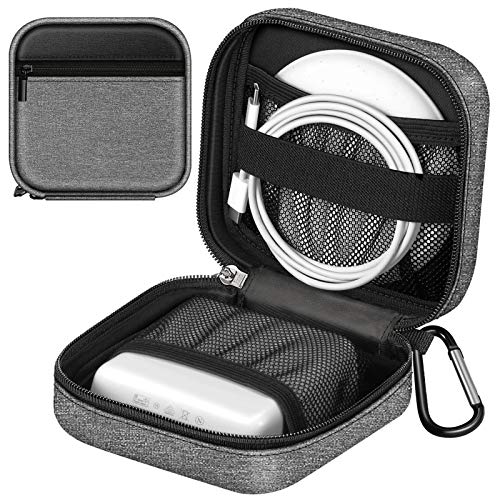 FINPAC Charger Case for MacBook, Small Electronic Organizer Pouch Bag - color: Black and Gray