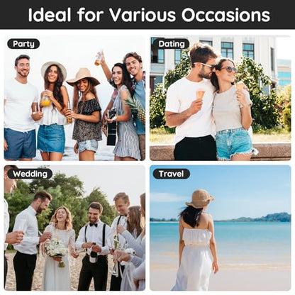 Segbeauty Glass Perfume Spray Bottle, 5 Pack of 20ML Mini Travel Atomizer Sprayer for Perfume, Empty Press Pump Bottle Refillable Cologne Dispenser Perfume Bottles Scent Sample Case Travel Must Have - color: Gradient Blue, style: Mini Bottle Set