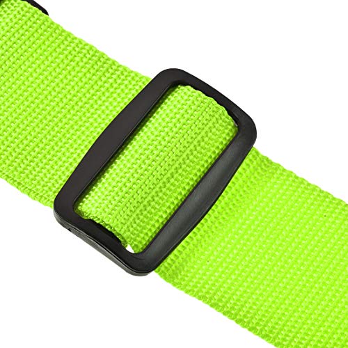 uxcell Luggage Straps Suitcase Belts with Buckle, Combination Lock, 2Mx5cm Adjustable PP Travel Packing Accessories, Light Green 2Pcs - color: Light Green