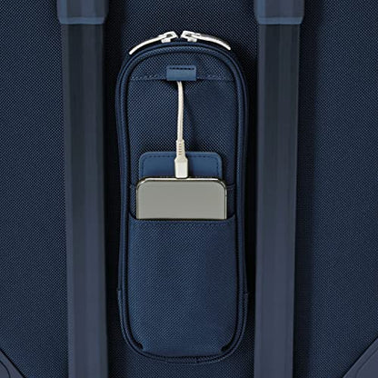Briggs & Riley Baseline Essential 2-Wheel Softside Carry-On, Navy - color: Navy, size: 22" Carry-On