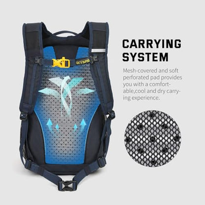 SKYSPER Small Hiking Backpack, 20L/30L Lightweight Travel Backpacks Hiking Daypack for Women Men - color: Lantc20-navyblue, size: 30 l