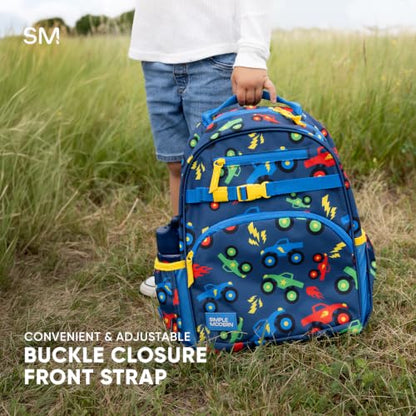 Simple Modern Minecraft Backpack for Girls, Boys | 18L - color: Minecraft: Creeper, style: Kids Large