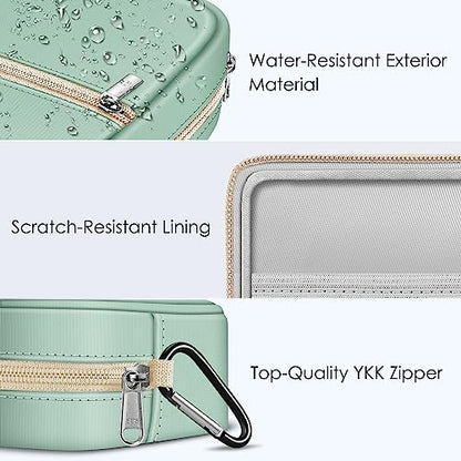 FINPAC Charger Case for MacBook, Small Electronic Organizer Pouch Bag - color: Light Green