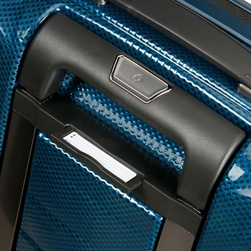 Samsonite Proxis Medium Hardside Luggage with Dual Spinner Wheels - Innovative Roxkin™ Lightweight Shell With Ultimate Durability- Includes TSA Lock, Ergonomic Telescoping Handle - Petrol Blue - color: Petrol Blue, size: Medium Spinner