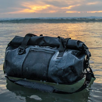 Waterproof Dry Bag Duffel - Marine Boating Kayaking Fishing Canoe 120L - color: Black, size: 120L