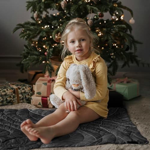 zzlamb Outdoor Puffy Camping Blanket, Down Alternative Camp Quilt - color: Snowy Denali in the Nightfall, size: 39x55''