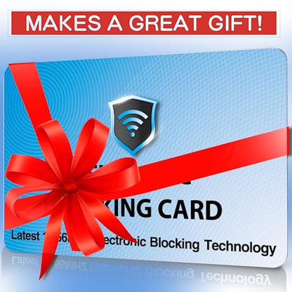 SaiTech IT 5 Pack RFID Blocking Card for Credit Debit ID Card, Sky Blue - color: Sky Blue