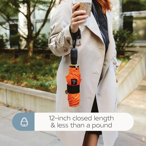 ShedRain Vortex Windproof Compact Travel Umbrella, Auto Open Close - color: Vex Black 43"Arc