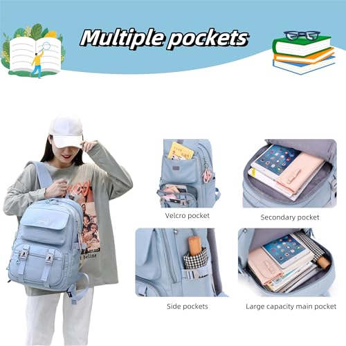 ZHANAO Rolling Backpack Luggage BookBag with Wheels Trolley Bag Wheeled Travel Backpack for Girls & Boys Trolley Bag - color: Black, size: 6-wheel