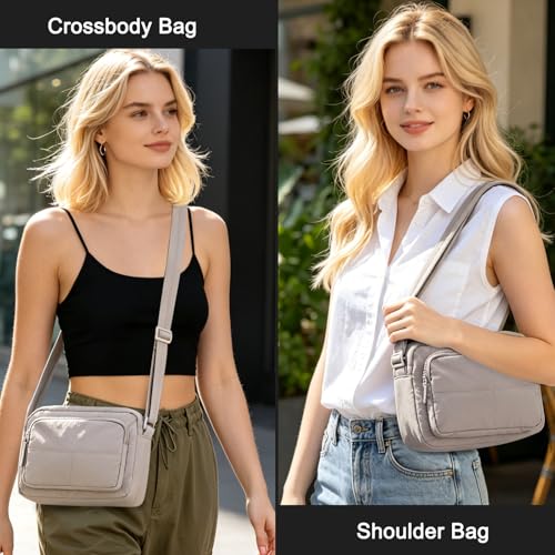 Crossbody Purses for Women with RFID Blocking Slots for Travel - color: 04-coffee
