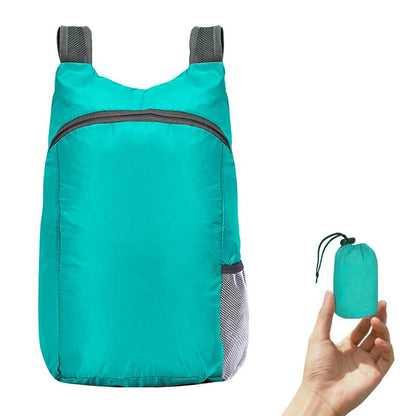 20L Lightweight Foldable Ultralight & Thin Hiking Backpack for Outdoor Travel Camping Cycling - color: Aqua