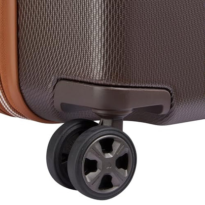 DELSEY PARIS Chatelet Air 2.0 Hardside Luggage with Spinner Wheels, Chocolate Brown, 3 Piece Set, (19/24/28) - color: Chocolate Brown, size: 3 Piece Set (19/24/28)