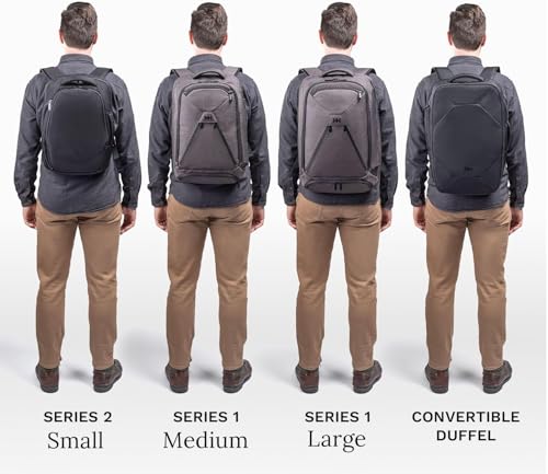 Knack Series 1 Large Travel Backpack, 17-Inch Laptop, Expandable 30L-46L - color: Black, size: Large Backpack