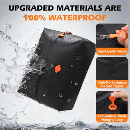 Fantictas Vacuum Bags for Travel, 2x24L Compression Bags with Wireless Pump - size: 2PACK-24L