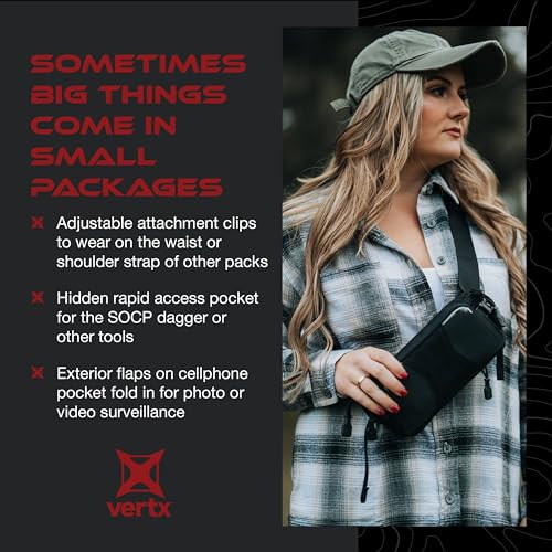 Vertx S.O.C.P. Sling Pack, Tactical Crossbody Bag for Men and Women, EDC, Travel, Work - color: It's Black