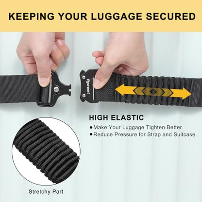 Vigorport Luggage Straps for Suitcases TSA Approved Suitcase Belt