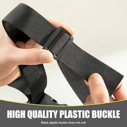 MLY 2PCS Adjustable Luggage Straps, Battery Box Strap Hold Down, 39 Inch Quick Release Buckle Straps, Multi-Functional Nylon Tie Down, Universal for Suitcase, Backpack & Outdoor, Secures Battery Box