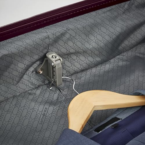 Samsonite Stryde 2 Hardside Expandable Luggage with Double Spinner Wheels, Medium Glider, Merlot - color: Merlot, size: Checked-Medium Spinner