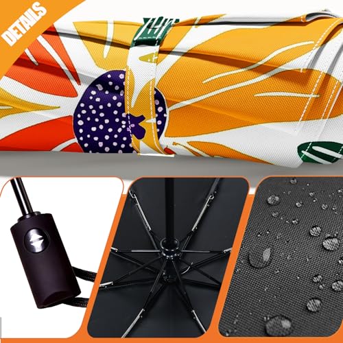 Folding Umbrella, Automatic Small Compact, Sun & Rain - color: MT74