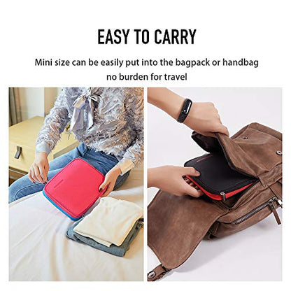 Bee Nesting Compression Packing Cube 4L Waterproof Travel Organizer - color: Blue Red, size: 4 L