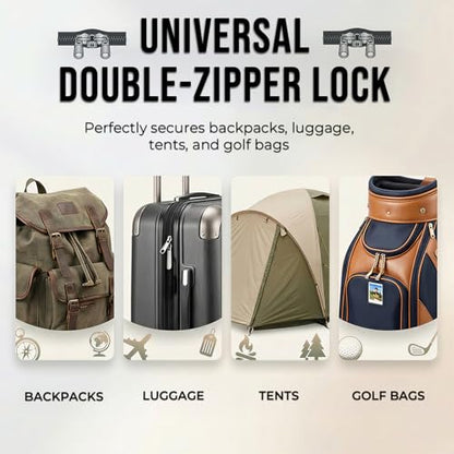 TRAVOCE TSA Approved Luggage Locks, Combination Cable Locks, 6 Pack, Black - color: Black 6 Pack