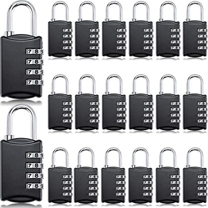 Moxweyeni 20 Pcs 4 Digit Combination Locks Small Combo for Luggage