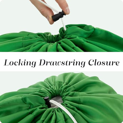 Handy Laundry XL Nylon Laundry Bag 30"x40", 60 lb Capacity, Green - color: Green, size: 30" x 40"