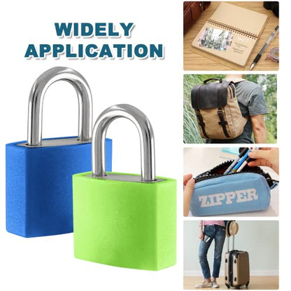 Litoexpe 10 Pcs Small Colored Padlocks with Keys - style: 10-Pack 10 Color