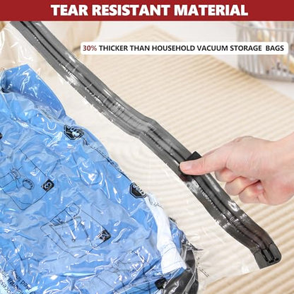Vacuum Seal Bags for Clothing Travel with Electric Pump, 12 Combo - size: 12 Combo