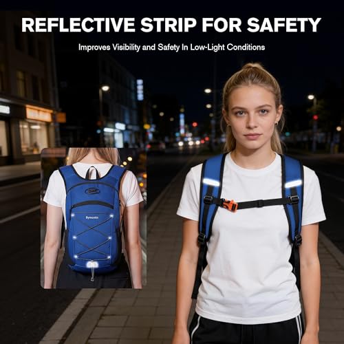 Ultra-Light Soft Hiking Daypack With Cushioned Breathable Back Panel - color: Blue, size: 20L