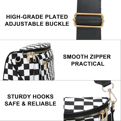 Small Diaper Bag Fanny Pack with Wipes Dispenser for Travel & Quick Trips - color: #180 Pure Black