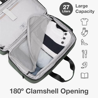 Traveler's Choice Wanderbout 27L Duffel Bag for Travel - color: Green
