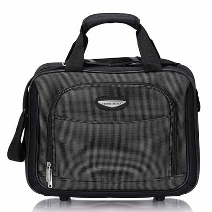 Travel Select Amsterdam Softside Expandable Luggage with Rolling Wheels, Gray, 8-Piece Set (15/21/25/29) with Packing Cubes - color: Gray, size: 8-Piece Set (15/21/25/29) with Packing Cubes