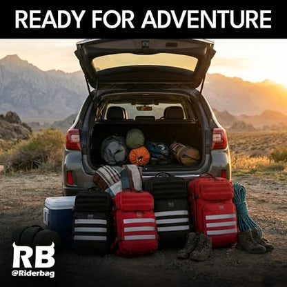 riderbag Xtreme Tactical Sport Bag, 45L Gym, Travel and Adventure Backpack - color: Red, size: 45L