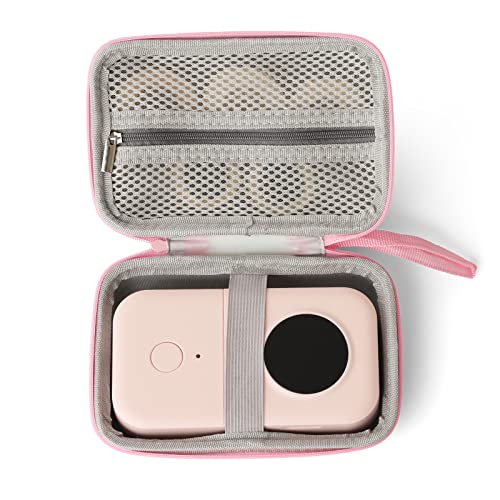 TUGUAI Label Maker Case, Hard Carrying Box (Box Only, Pink) - color: Pink