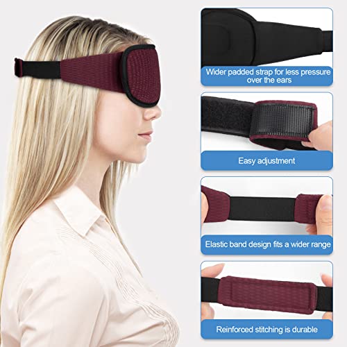 Sleep Mask, Super Soft 3D Contoured Cup Sleeping Mask, Upgraded 100% Blockout Light Sleep Masks for Women Men with Adjustable Strap, Comfortable Concave Molded Eye Covers for Sleeping, Gray - color: Gray