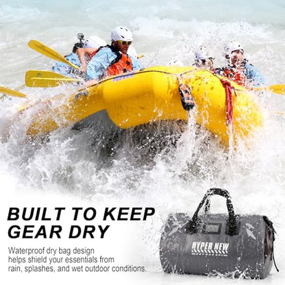 60L Waterproof Bag,Waterproof Dry Bag for Men & Women,Grey - color: grey