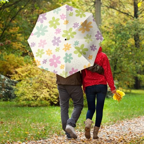 Folding Umbrella, Automatic Small Compact, Sun & Rain - color: SZ14