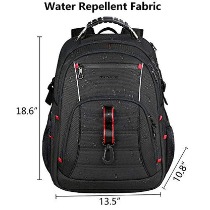 KROSER Travel Laptop Backpack 17.3 inch Computer Backpack - size: 17.3 inch
