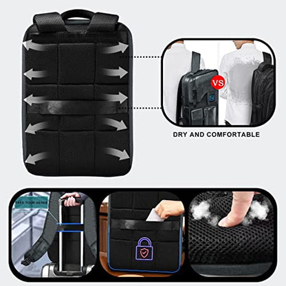 ZINZ Expandable Laptop Backpack 15 15.6 16 Inch,Dark Gray - color: Dg01y01