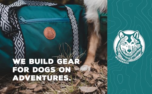 Wilderdog Dog Duffel Water-Resistant & Quick-Drying with Zip-Close Side Pocket, Adjustable Shoulder Strap and Dual Handles