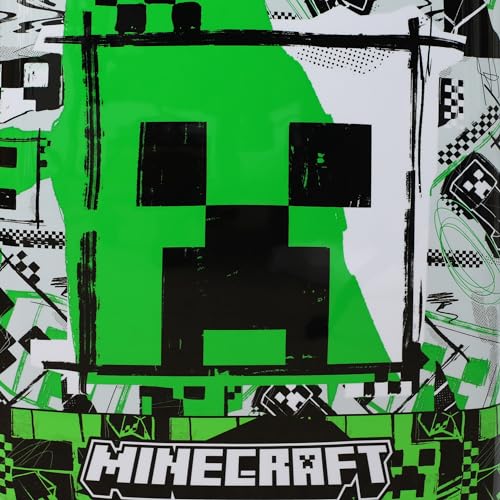 Bioworld Minecraft Creeper 20" Carry-On Luggage With Wheels And Retractable Handle - color: MNC Green