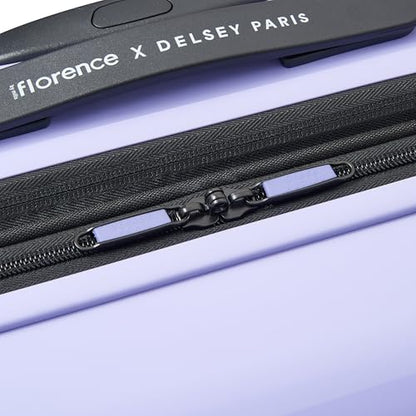 florence by mills Spin Me Away Hardside Expandable Luggage with Spinner Wheels, Lavender, Carry-On 20 Inch - color: Lavender, size: Carry-On 20 Inch